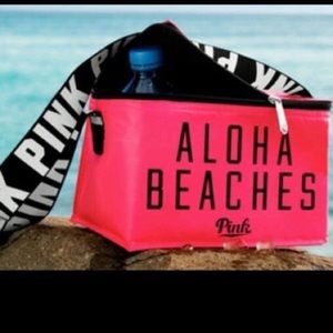 Pink Victoria's secret lunch tote